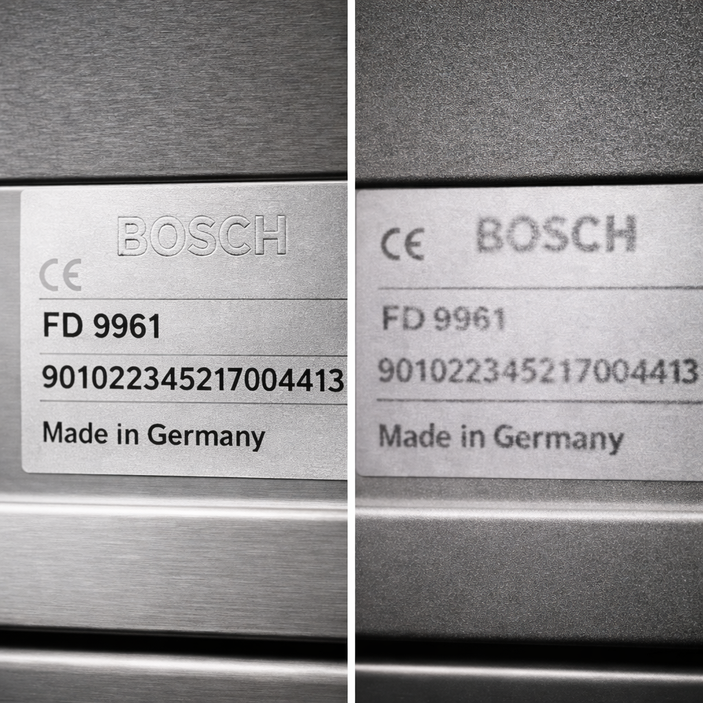 تفاوت شماره سریال و لیبل مشخصات